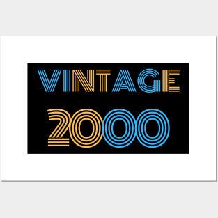 Vintage 2000 - 20th Birthday Gift Posters and Art